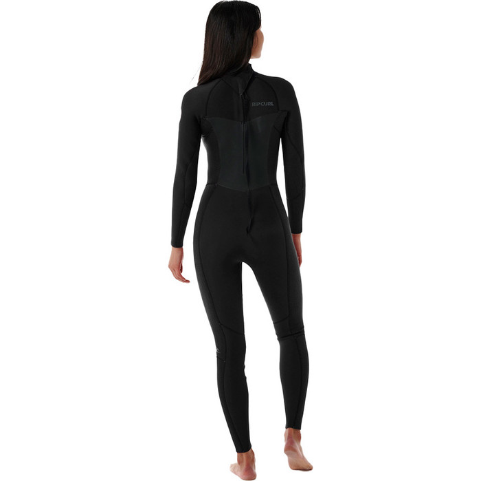 2024 Rip Curl Womens Dawn Patrol 5/3mm Back Zip Wetsuit 14XWFS - Black